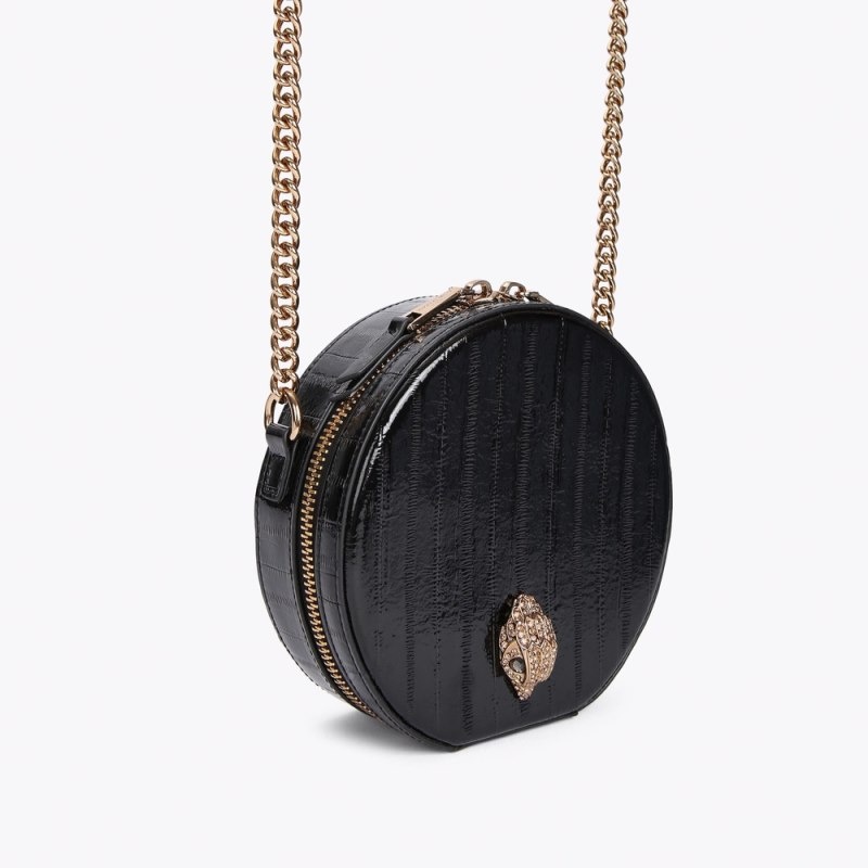 Kurt Geiger Small Round Shoreditch Negrii | WTEX4140
