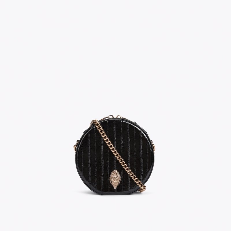 Kurt Geiger Small Round Shoreditch Negrii | WTEX4140