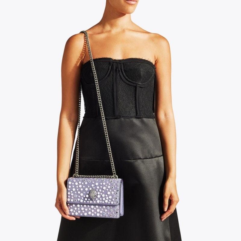 Kurt Geiger Small Shoreditch Stud Lilac | KPIA8357