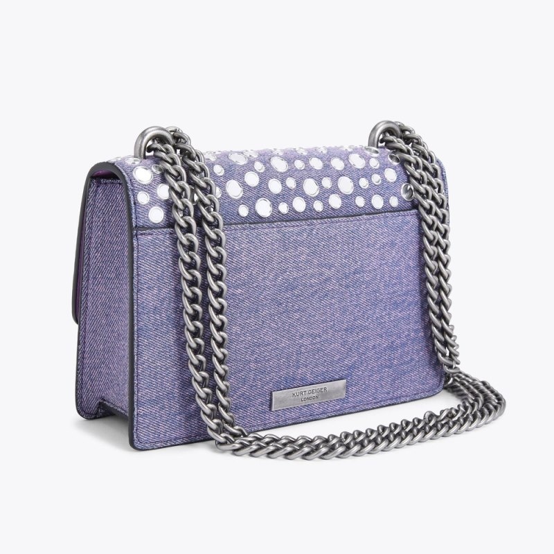 Kurt Geiger Small Shoreditch Stud Lilac | KPIA8357