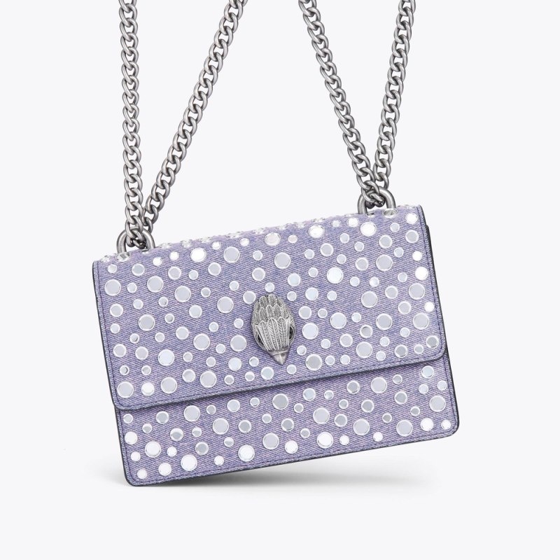 Kurt Geiger Small Shoreditch Stud Lilac | KPIA8357