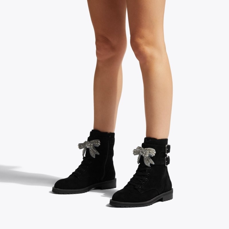 Kurt Geiger Sutton Bow Negrii | XIJH8629