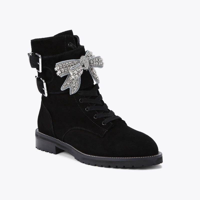 Kurt Geiger Sutton Bow Negrii | XIJH8629