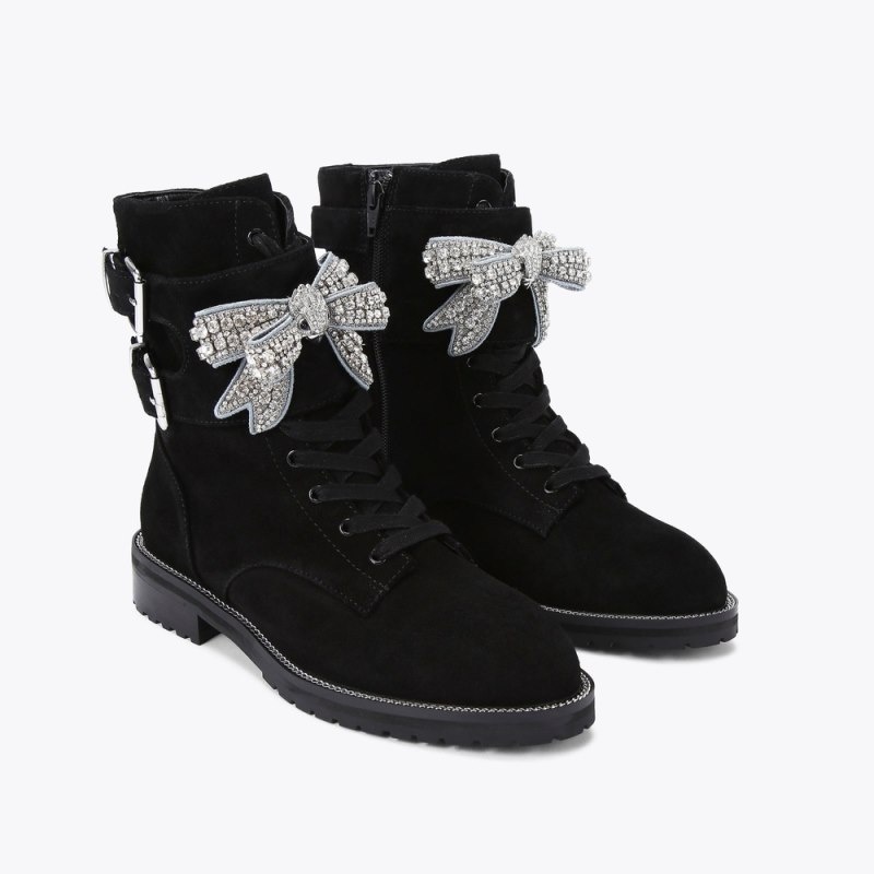 Kurt Geiger Sutton Bow Negrii | XIJH8629