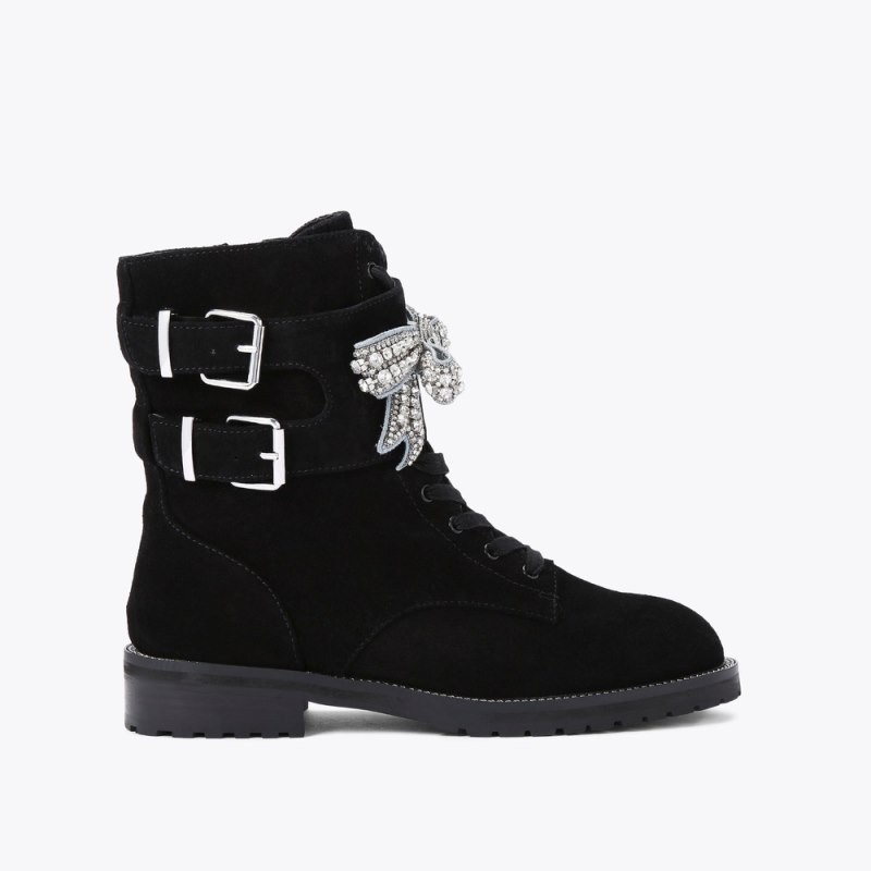 Kurt Geiger Sutton Bow Negrii | XIJH8629