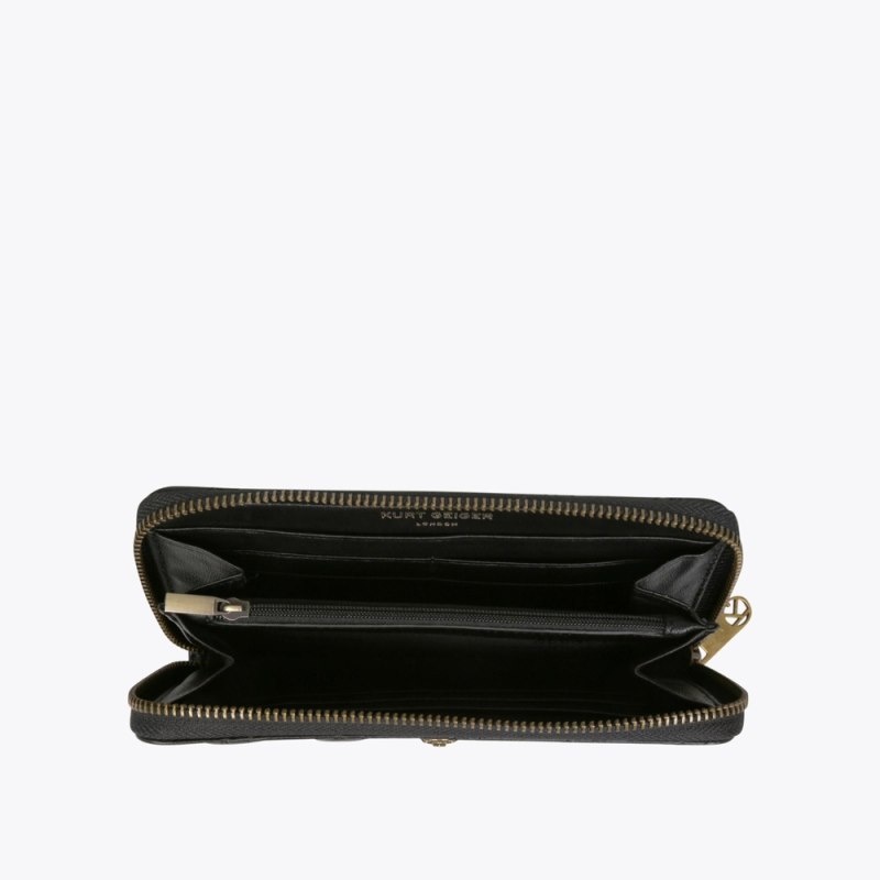 Kurt Geiger Zip Around Eagle Negrii | LTZG2693