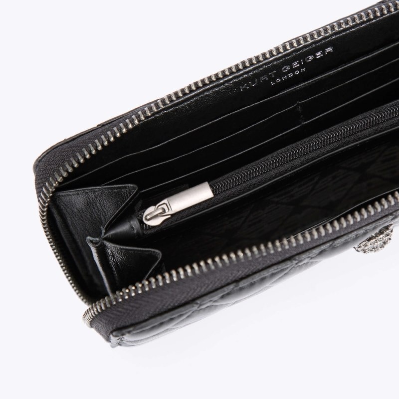 Kurt Geiger Zip Around Negrii | PEES8773