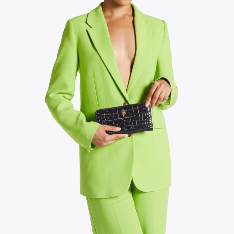Kurt Geiger Zip Around Negrii | PEOT5462