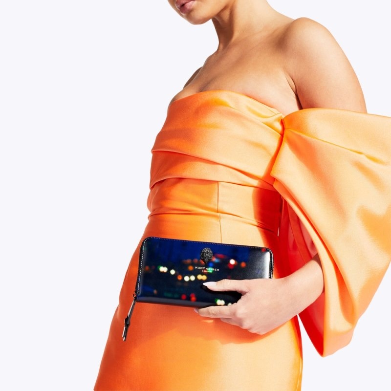 Kurt Geiger Zip Around Shoreditch Negrii | JPGW1918